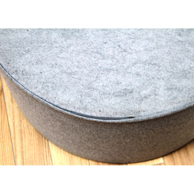 Vintage Drum pouf by Softline