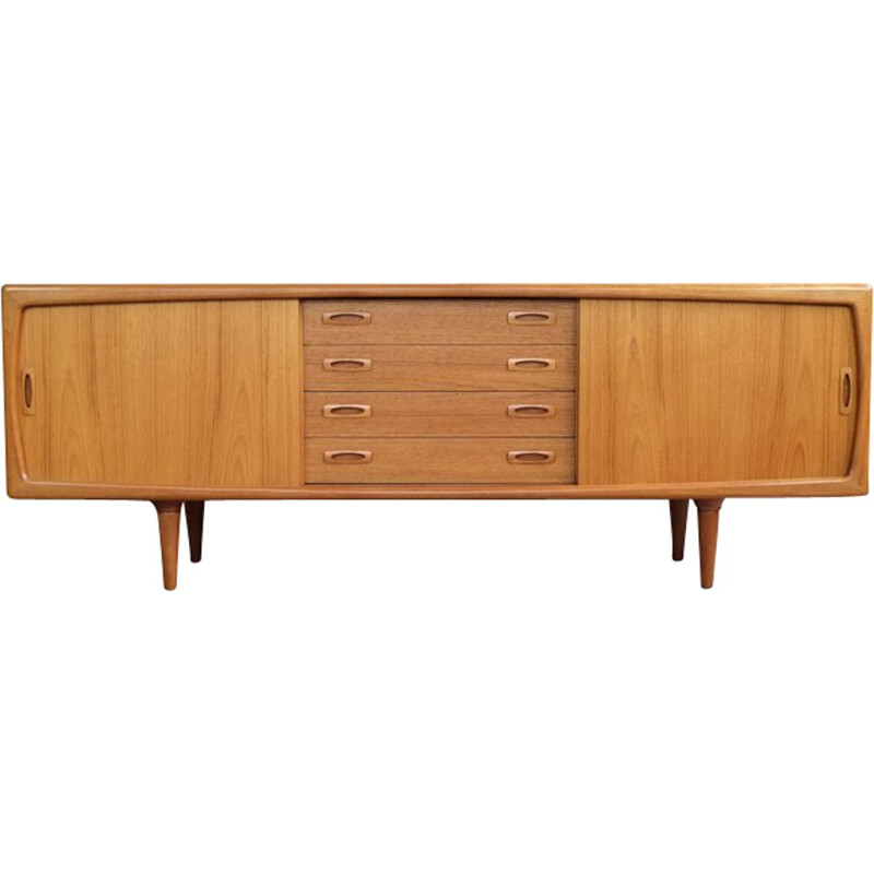 Sideboard in teak by HP Hansen, 220 cm - 1960s