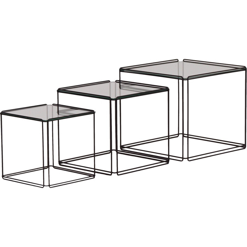 Isocele nesting tables by Max SAUZE - 1970s