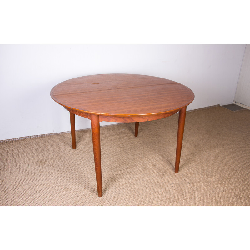 Vintage Deense teakhouten tafel door Arne Vodder voor P.Olsen Sibast, 1960