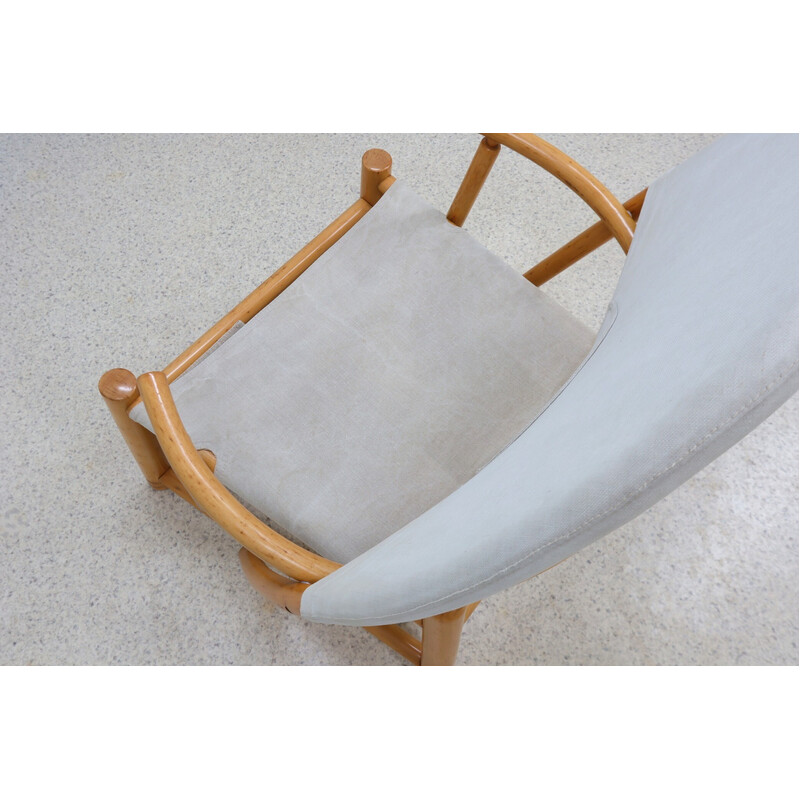 Vintage Hoop armchair by P. Palange and W. Toffoloni for Germa, 1970s