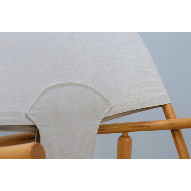 Vintage Hoop armchair by P. Palange and W. Toffoloni for Germa, 1970s