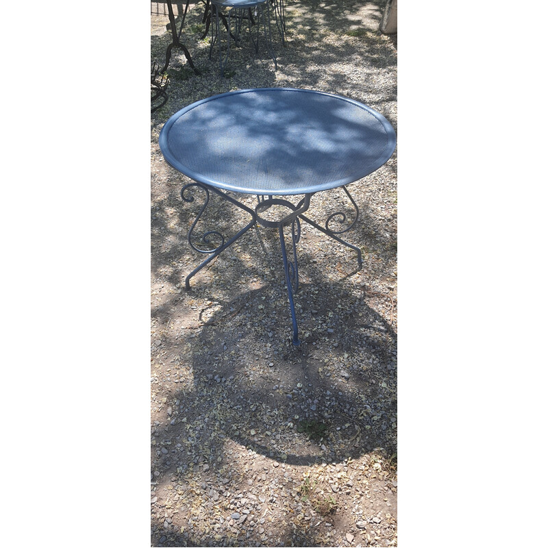 Vintage wrought iron coffee table