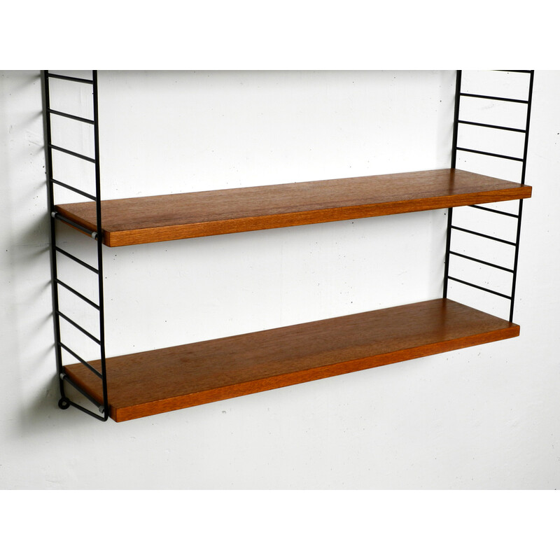 Vintage teak string shelf by Nisse Strinning, Denmark 1960s