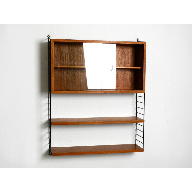 Vintage teak string shelf by Nisse Strinning, Denmark 1960s