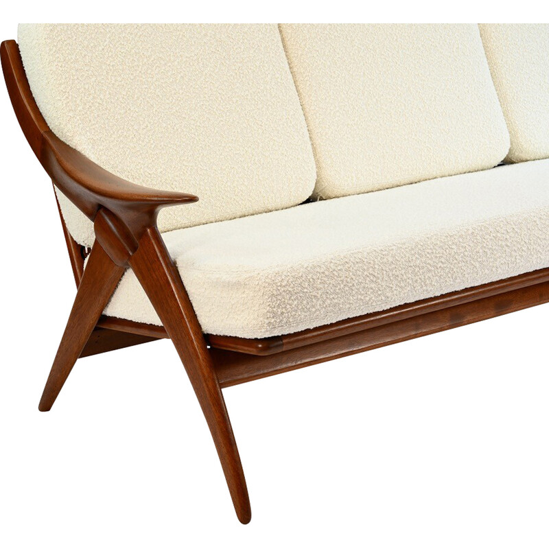 Vintage teak sofa by De Ster Gelderland, Netherlands 1960