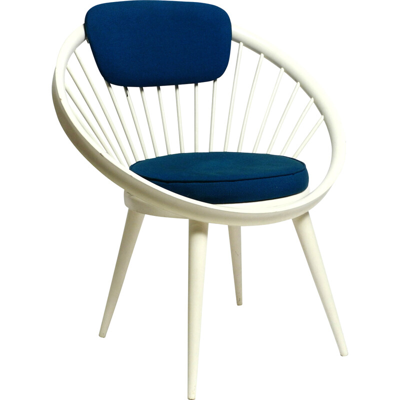 Vintage Circle fauteuil van Yngve Ekström voor Swedese, Zweden 1950