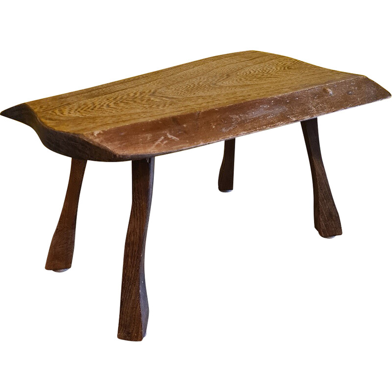 Tavolino in legno vintage, anni '70