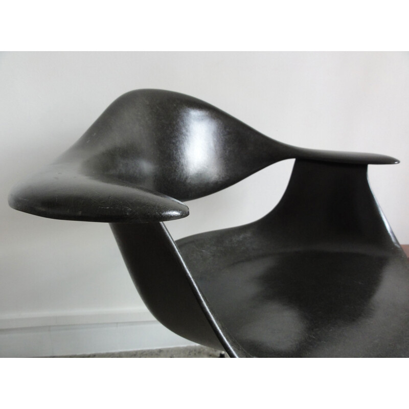 Black DAF Chair by George Nelson - 1950s