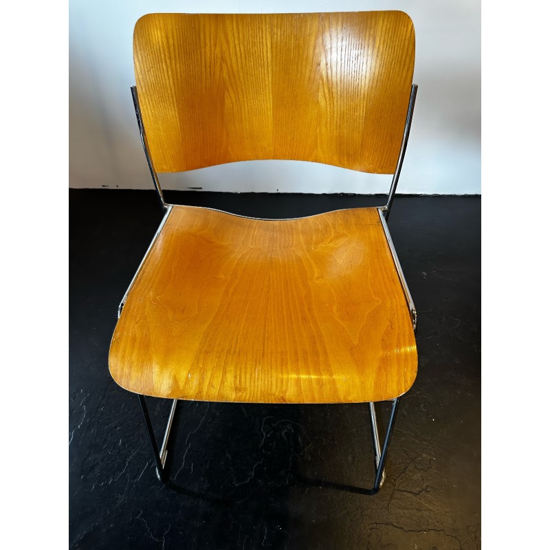 Conjunto de 4 cadeiras 40/4 de meados do século por David Rowland para Howe, 1960s