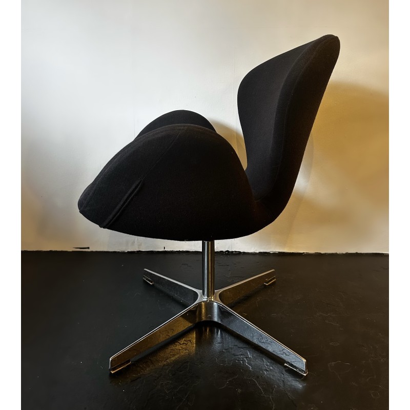 Cadeira de braços Swan vintage para Fritz Hansen, 1958