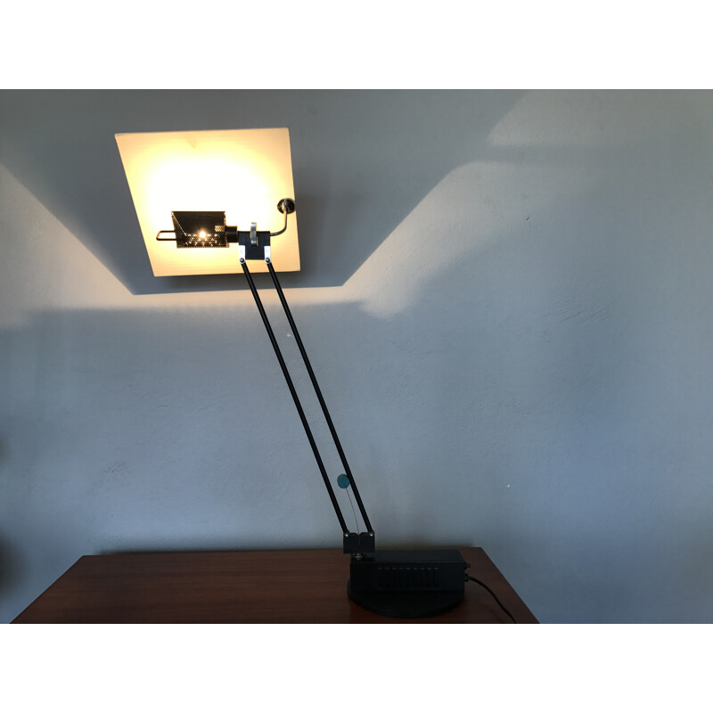 Vintage minimalist W.O model desk lamp by Sacha Ketoff - 1980s