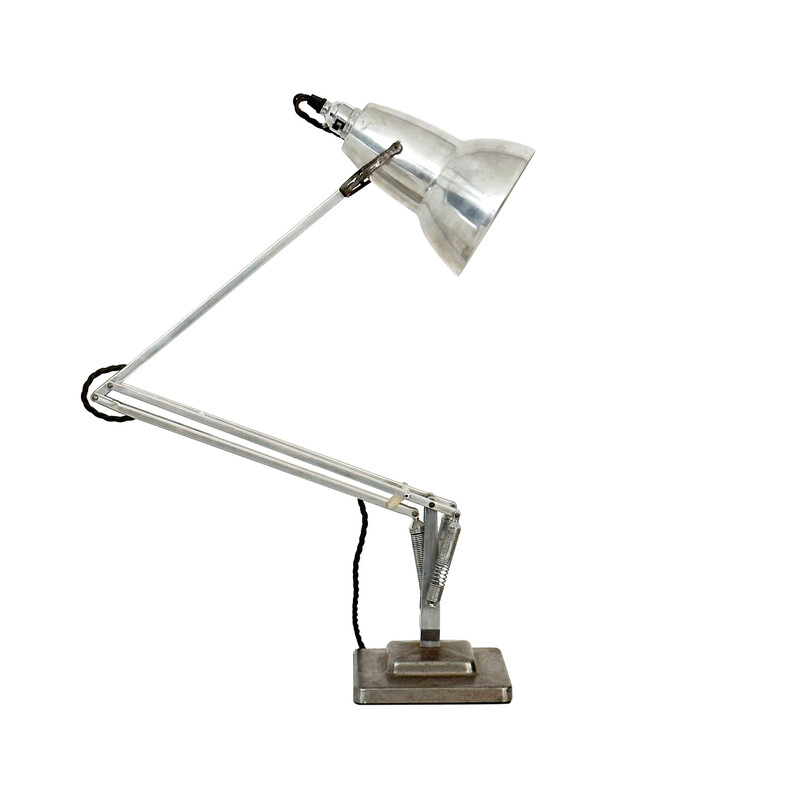 Vintage Bauhaus Anglepoise table lamp by George Carwardine for Herbert Terry and Sons