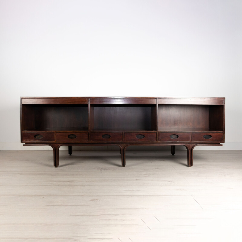 Mid century rosewood Bernini double sideboard by Gianfrance Frattini, 1960