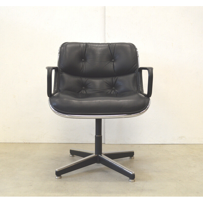 Pair of Charles Pollock Office Chair by Knoll International - 1970s