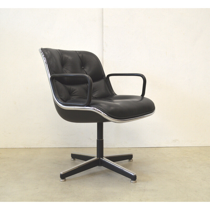 Pair of Charles Pollock Office Chair by Knoll International - 1970s