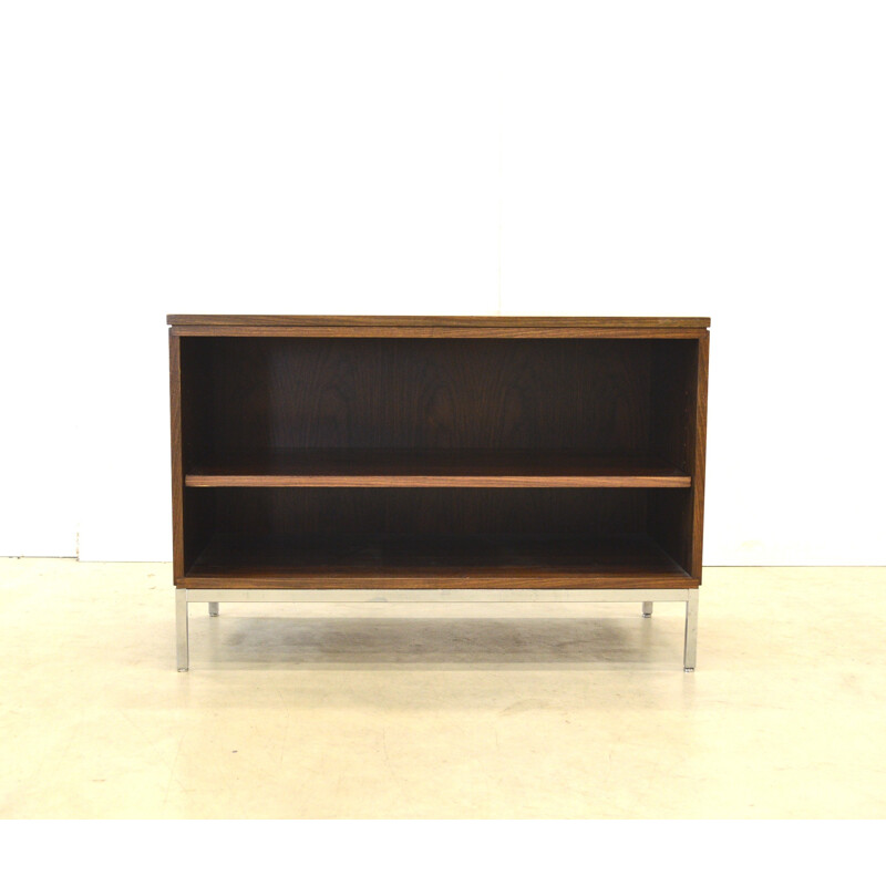 Florence Knoll Walnut Cabinet Sideboard by Knoll - 1970s
