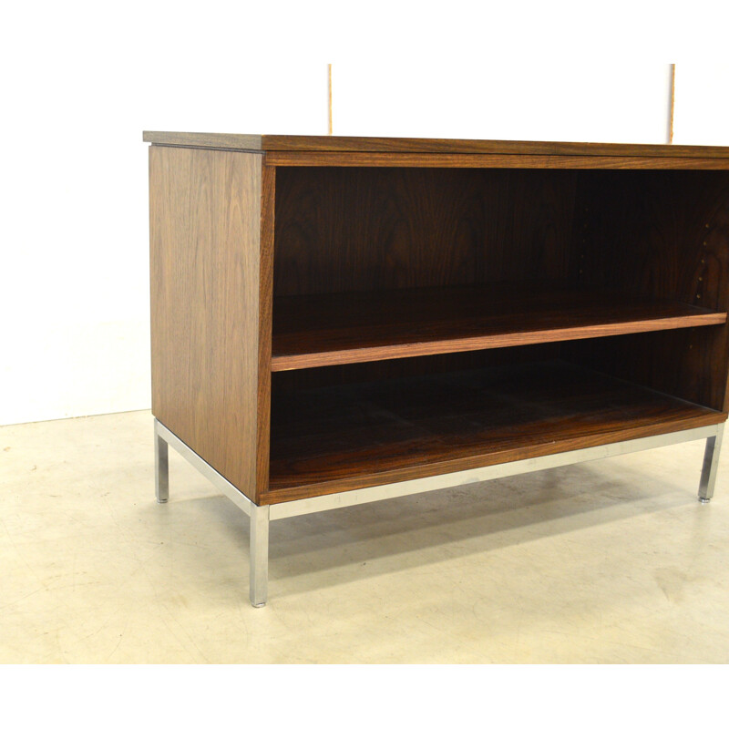 Florence Knoll Walnut Cabinet Sideboard by Knoll - 1970s