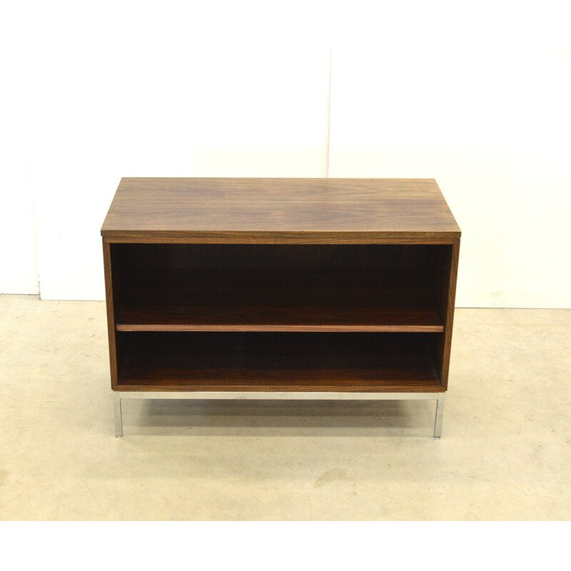 Florence Knoll Walnut Cabinet Sideboard by Knoll - 1970s