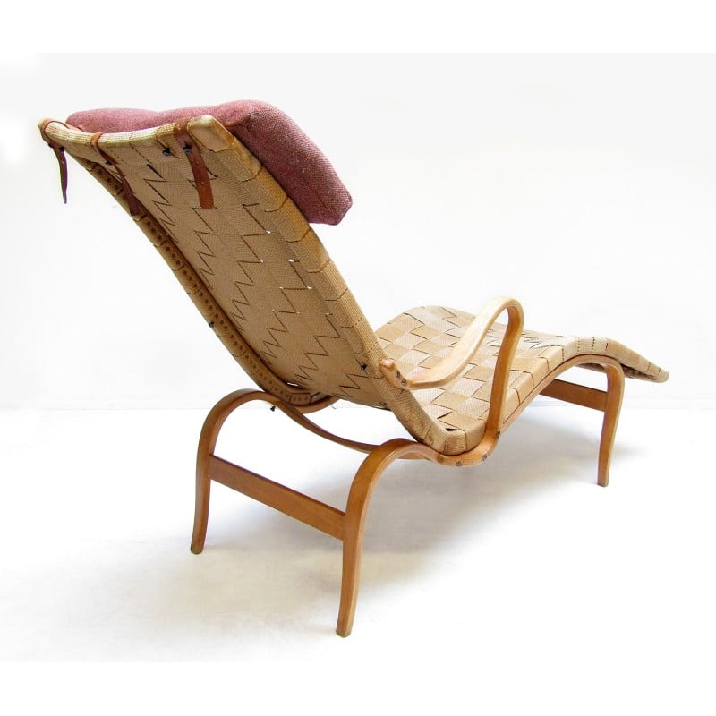 Vintage Swedish Pernilla lounge chair by Bruno Mathsson, 1942
