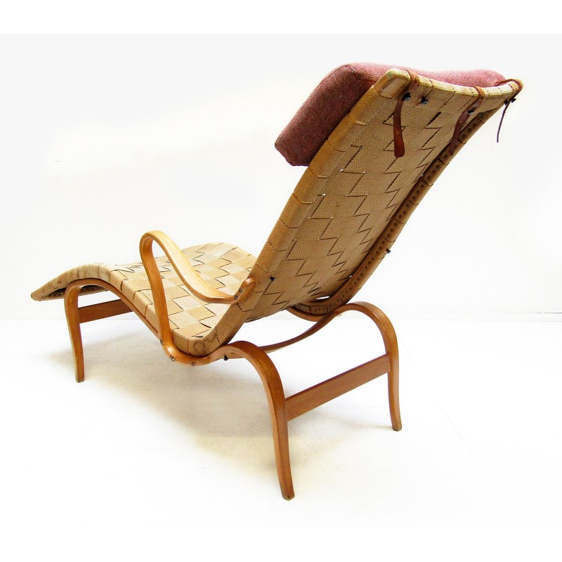 Vintage Swedish Pernilla lounge chair by Bruno Mathsson, 1942