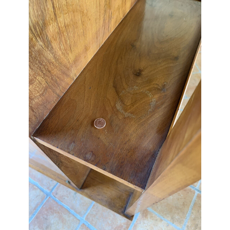 Vintage art deco bar cabinet on wheels, 1940-1950