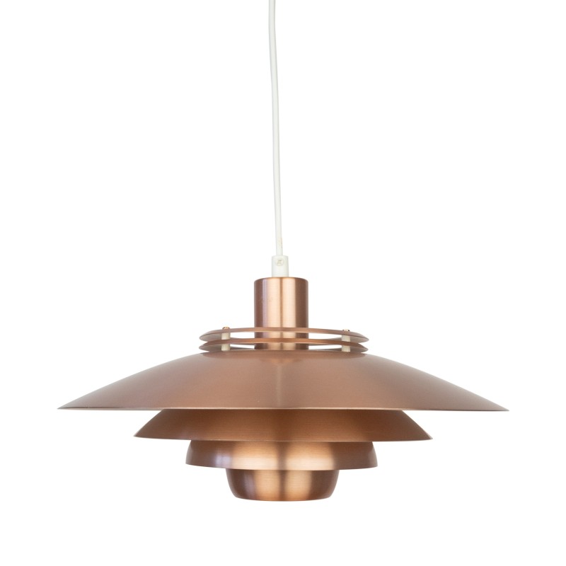 Vintage Dania pendant lamp by Kurt Wiborg for Jeka, Denmark 1980