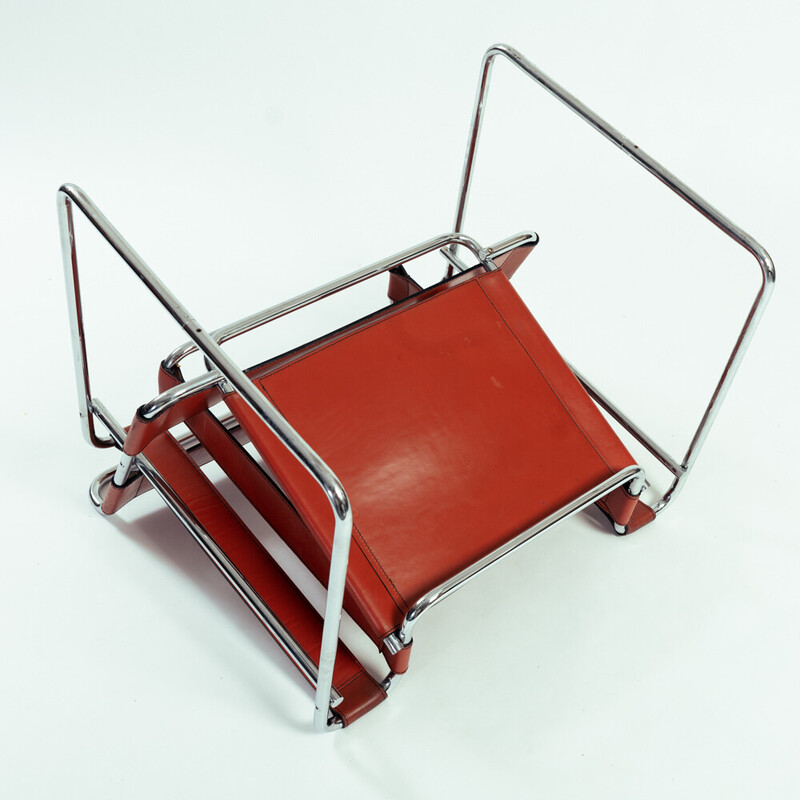 Fauteuil vintage Wassily B3 par Marcel Breuer pour Gavina