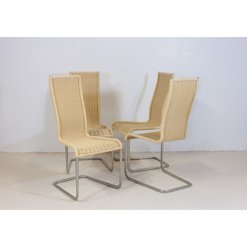 Set of 4 vintage chairs Tecta B 25