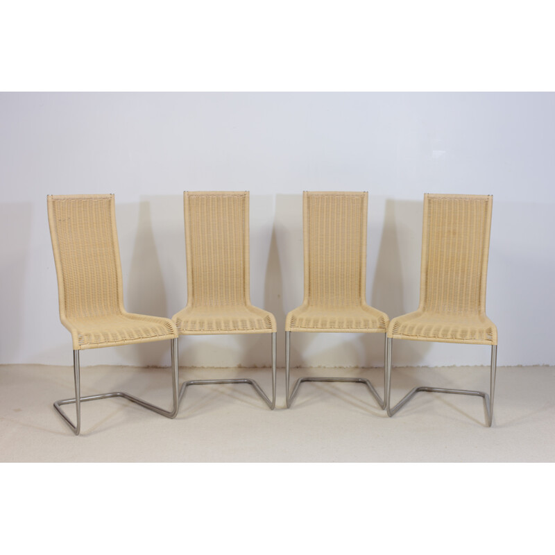 Set of 4 vintage chairs Tecta B 25