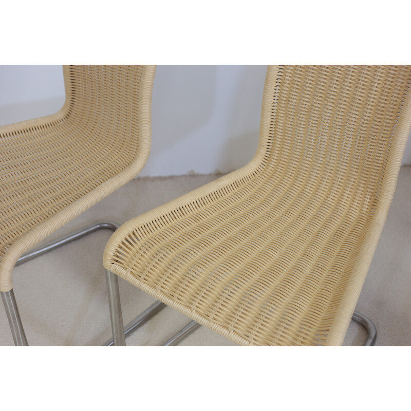 Set of 4 vintage chairs Tecta B 25