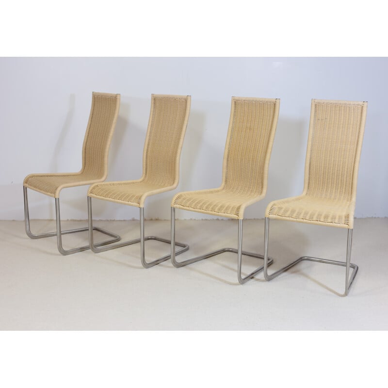 Set of 4 vintage chairs Tecta B 25