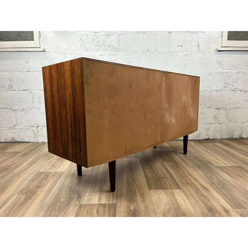 Vintage Scandinavian rosewood highboard by Hundevad, 1960