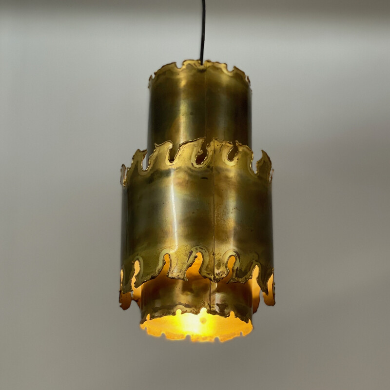 Danish vintage pendant lamp by Svend Aage for Holm Sorensen, 1960