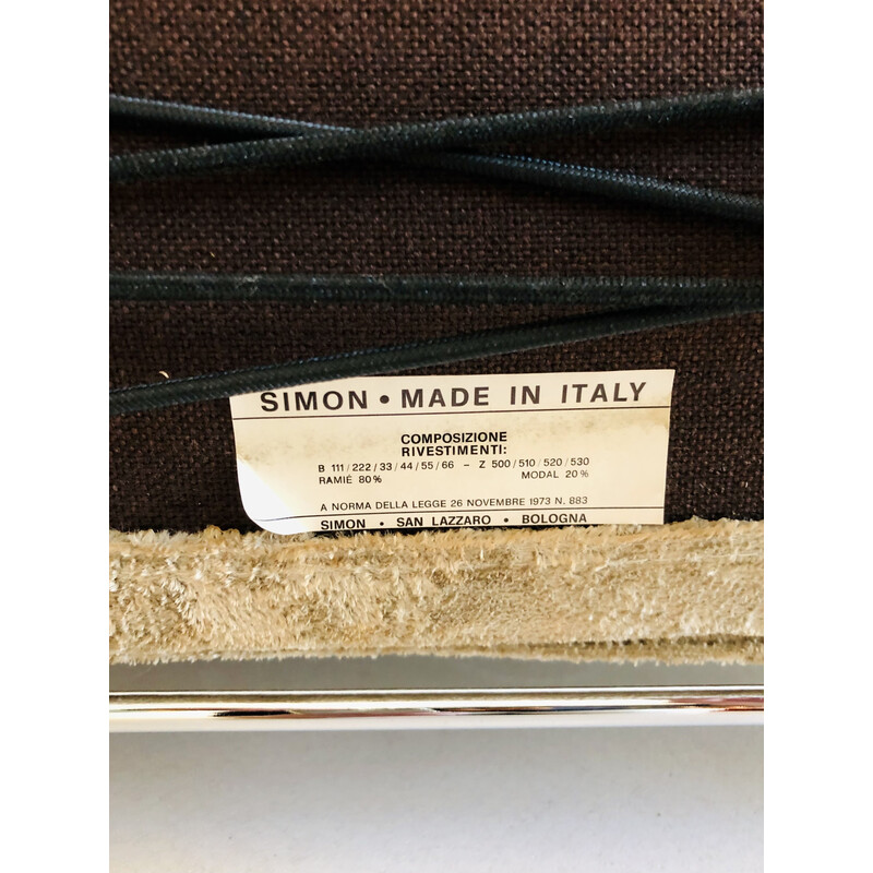 Paar vintage "Saghi" fauteuils van Kazuhide Takahama voor Simon, Italië 1970