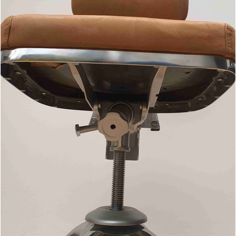 Vintage drafting swivel armchair