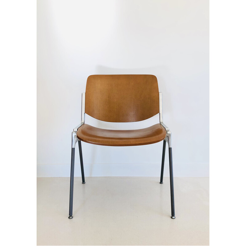 Ein Paar Vintage-Stühle Dsc 106 von Giancarlo Piretti für Castelli, Italien 1960