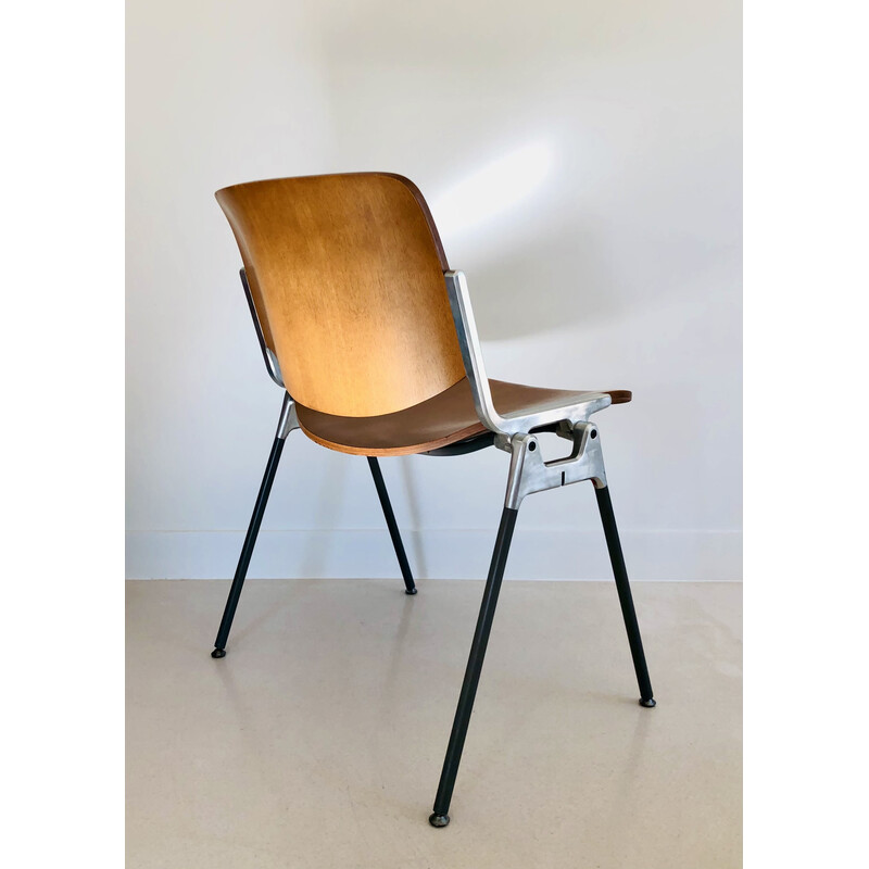 Pair of vintage Dsc 106 chairs by Giancarlo Piretti for Castelli, Italy 1960