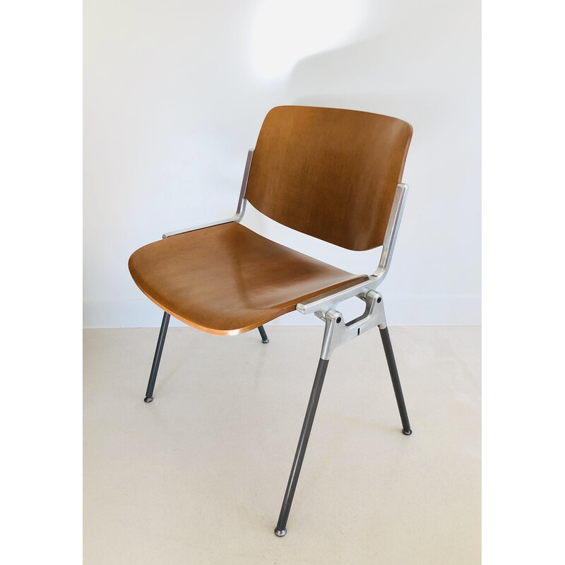 Paire de chaises vintage Dsc 106 par Giancarlo Piretti pour Castelli, Italie 1960