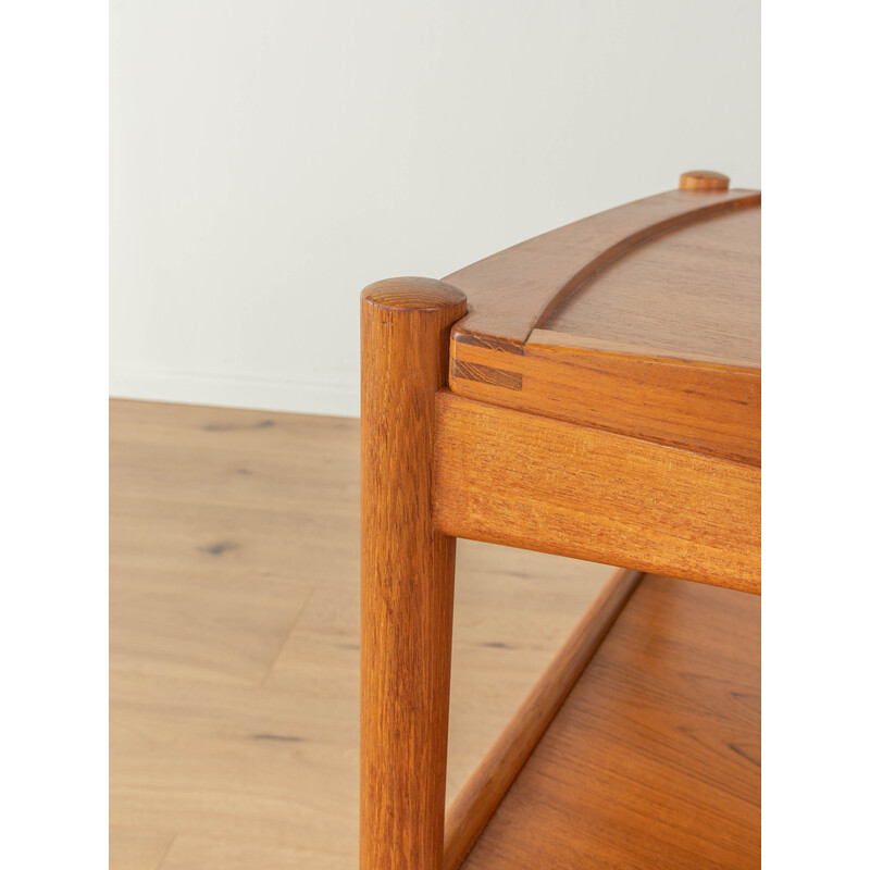 Vintage teak serving trolley by Poul Hundevad for Bernstorffsmine Møbelfabrik, 1960