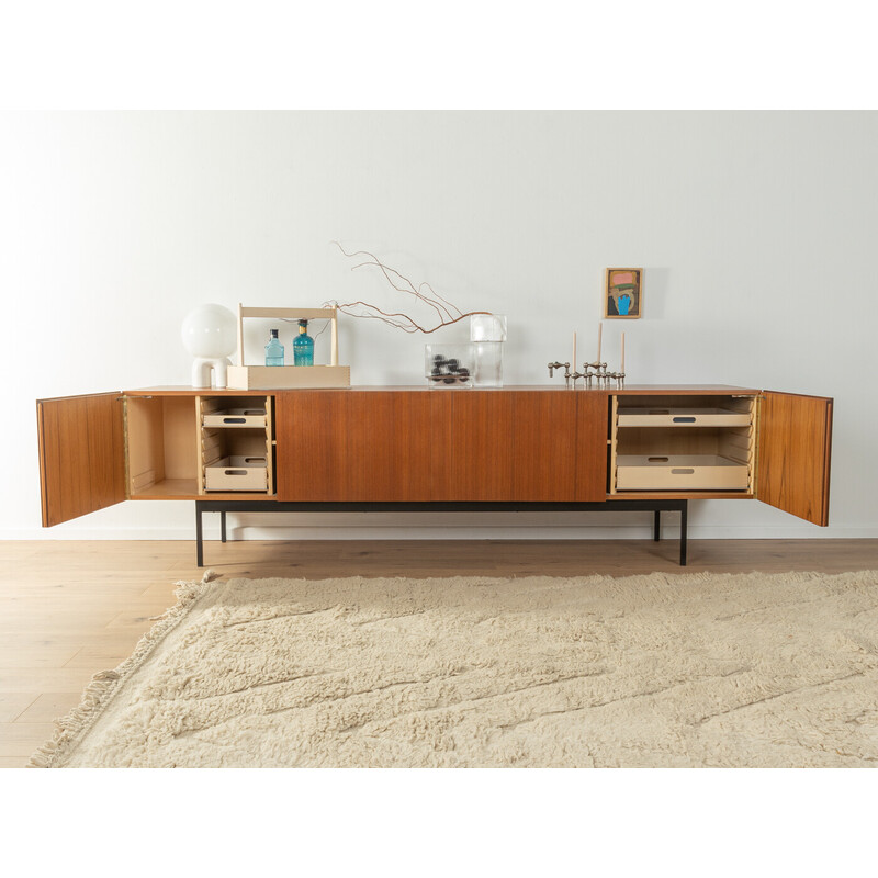 Vintage B40 sideboard in teak veneer by Dieter Wäckerlin for Behr Möbel, Germany 1950