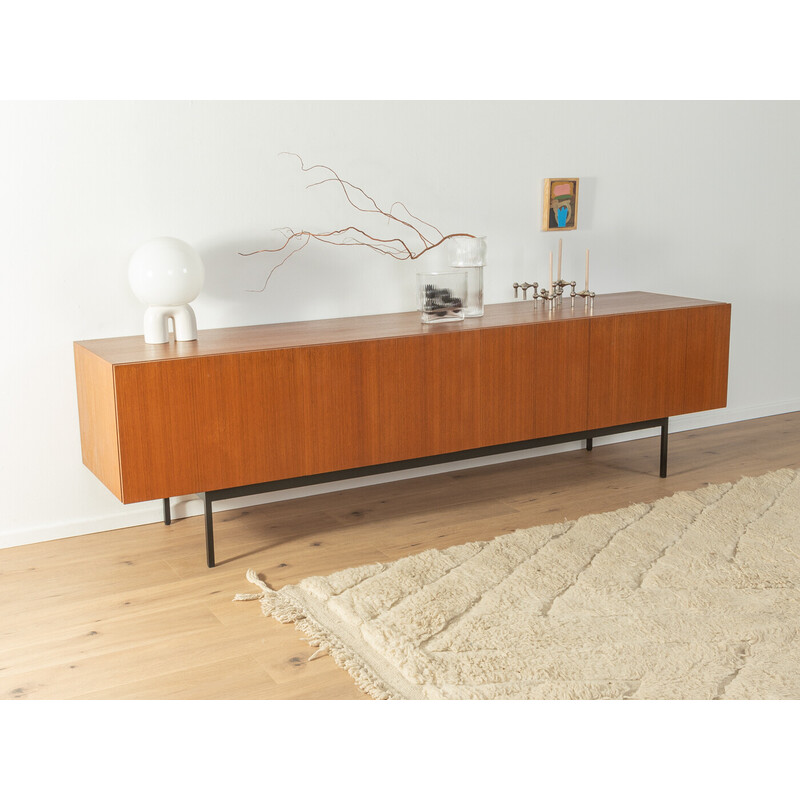 Vintage B40 sideboard in teak veneer by Dieter Wäckerlin for Behr Möbel, Germany 1950