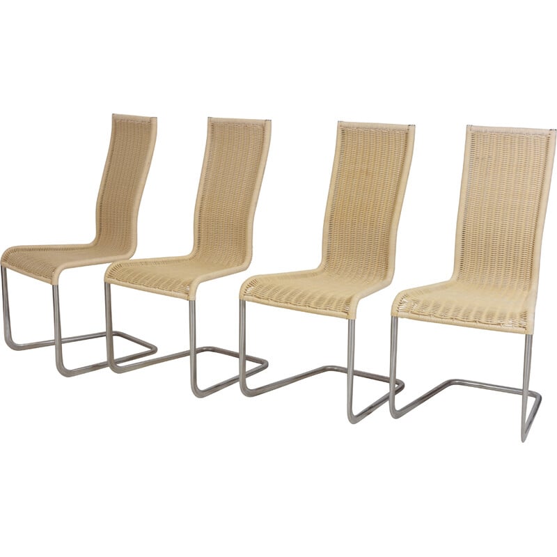 Set of 4 vintage chairs Tecta B 25