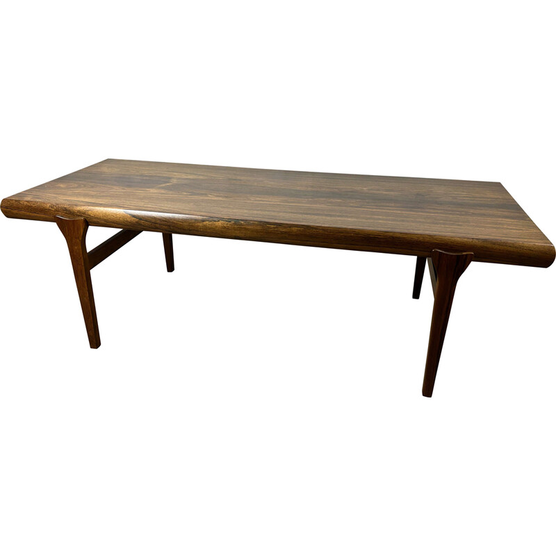 Vintage Scandinavian rosewood coffee table by Johannes Andersen, 1960