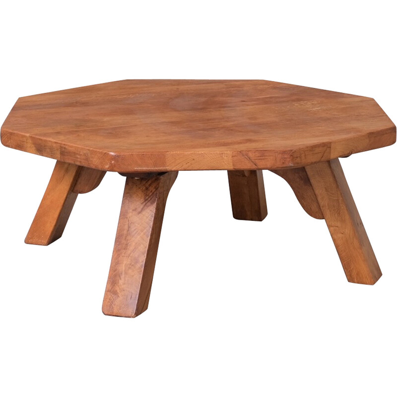 Table basse octogonale - bois