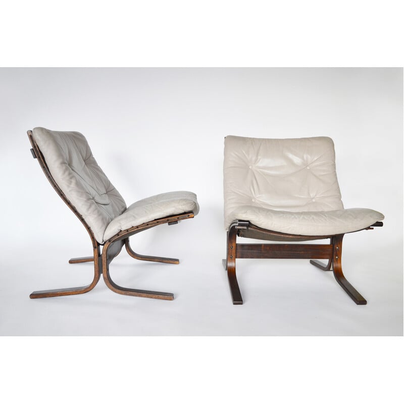 Paire de fauteuils Siesta vintage par Ingmar Relling pour Westnofa, 1960