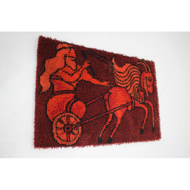 Tapis vintage danois en laine, 1970