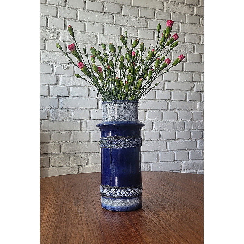 Vintage Fat Lava Vase, Deutschland 1970er