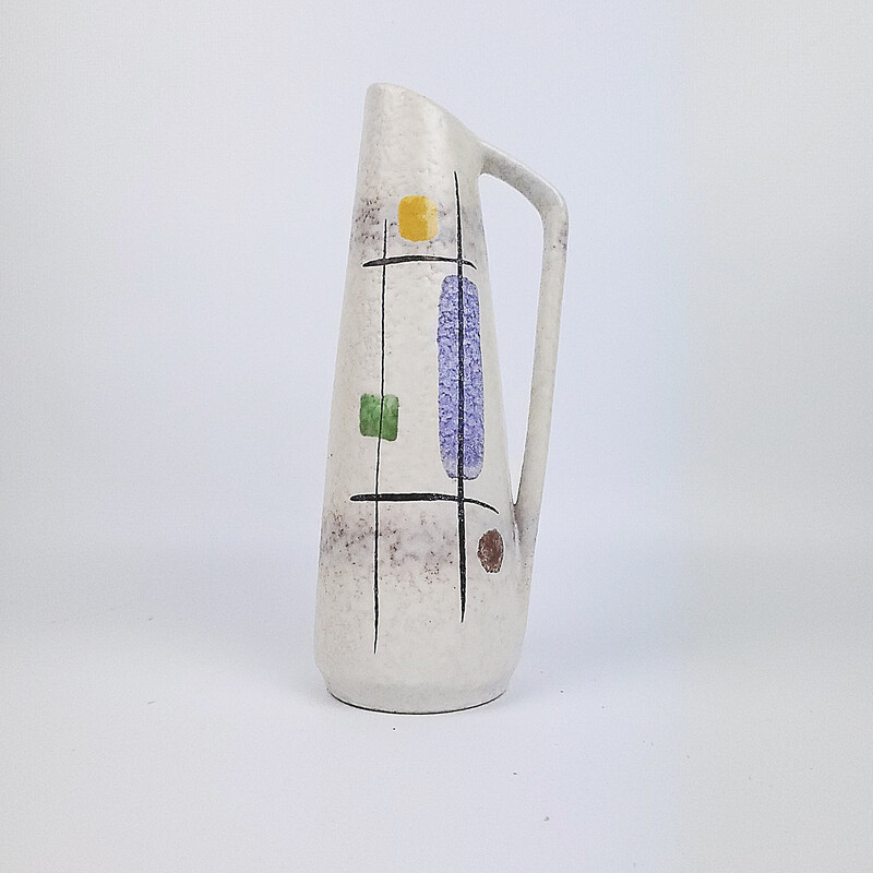 Vase vintage en verre, Allemagne 1970