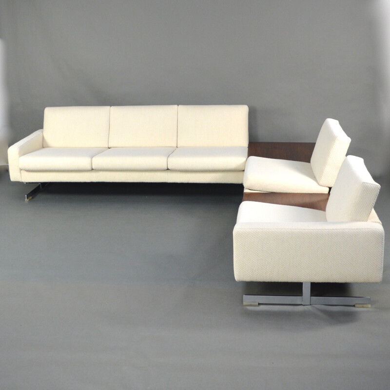 White sofa set model Pluraform by Rolf Benz  - 1960s